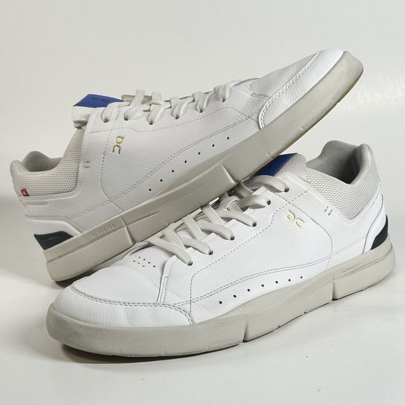 On Other - On Cloud The Roger Men's 12 White On White Tennis Sneakers Court Shoes Leather